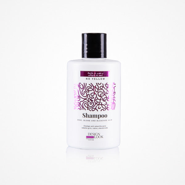 CHAMPÚ NO YELLOW ACEITE DE ARGÁN Y EXTRACTO DE MORA 300ML DESIGN LOOK