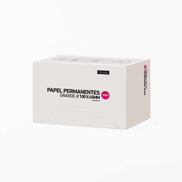 PB PAPEL PARA PERMANENTES 100X65 MM (1000 UDS.)