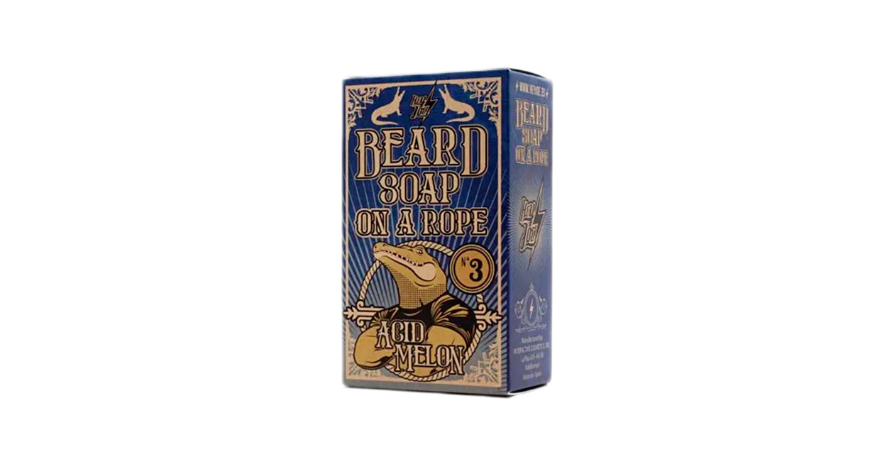 HEY JOE Jabón para barba Beard Soap on a Rope Nº 3 ACID MELON