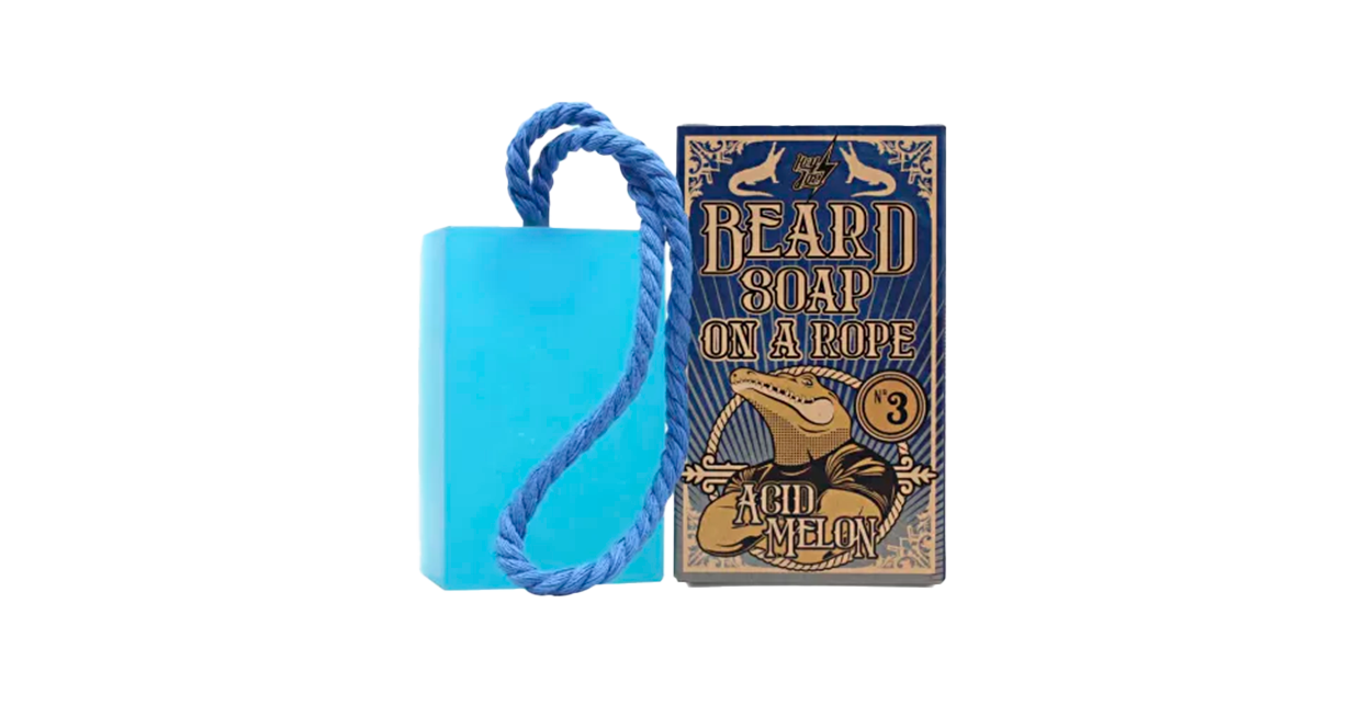 HEY JOE Jabón para barba Beard Soap on a Rope Nº 3 ACID MELON