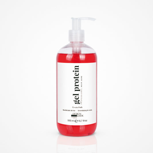 Proteína en gel para pelo rizado