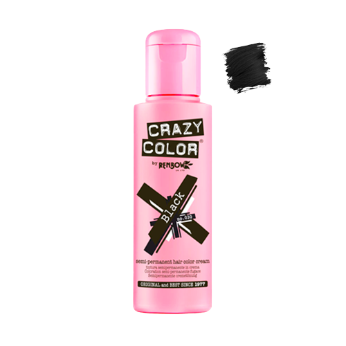 CRAZY COLOR Black 100ml