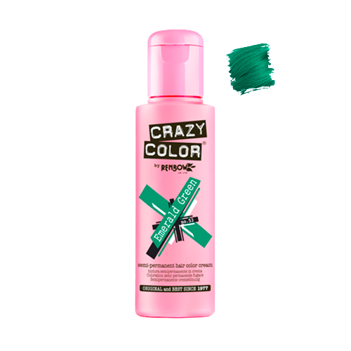 CRAZY COLOR Verde Esmeralda 100ml