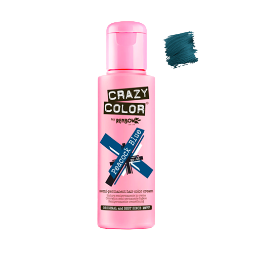 CRAZY COLOR Peacock Blue100 ml