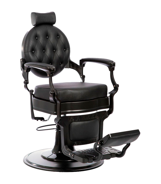 RAGNAR Sillón barbero Vintage (negro o marrón)